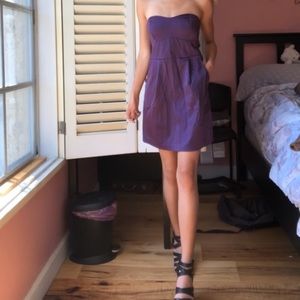 Purple mini dress